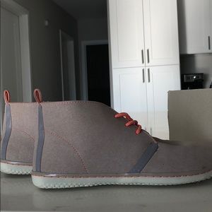 Eco suede everyday lace up shoe